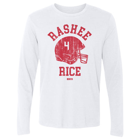 Rashee Rice Men's Long Sleeve T-Shirt | 500 LEVEL
