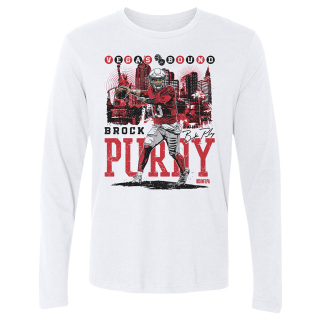 Brock Purdy Men's Long Sleeve T-Shirt | 500 LEVEL