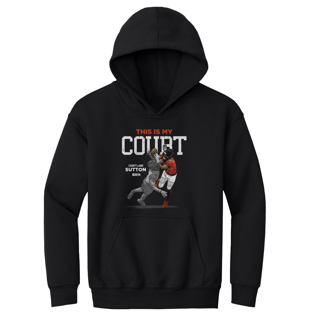 Courtland Sutton Kids Youth Hoodie | 500 LEVEL