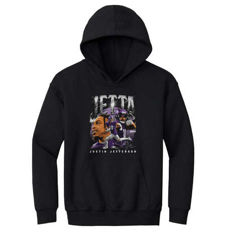 Justin Jefferson Kids Youth Hoodie | 500 LEVEL