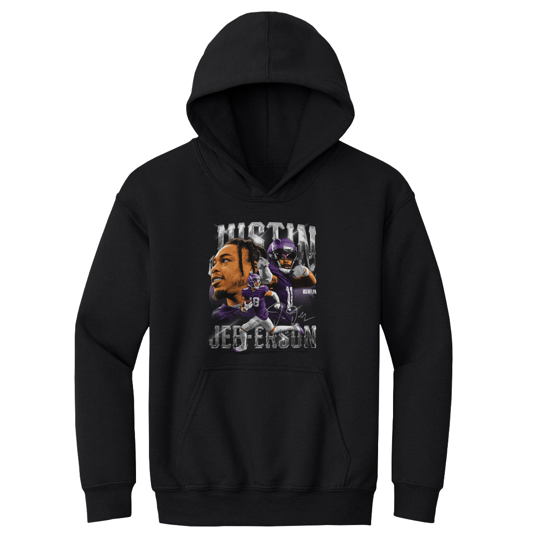 Justin Jefferson Kids Youth Hoodie | 500 LEVEL