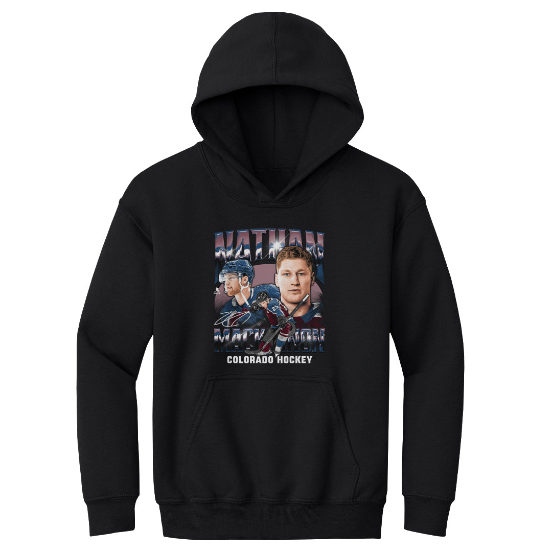 Nathan MacKinnon Kids Youth Hoodie | 500 LEVEL
