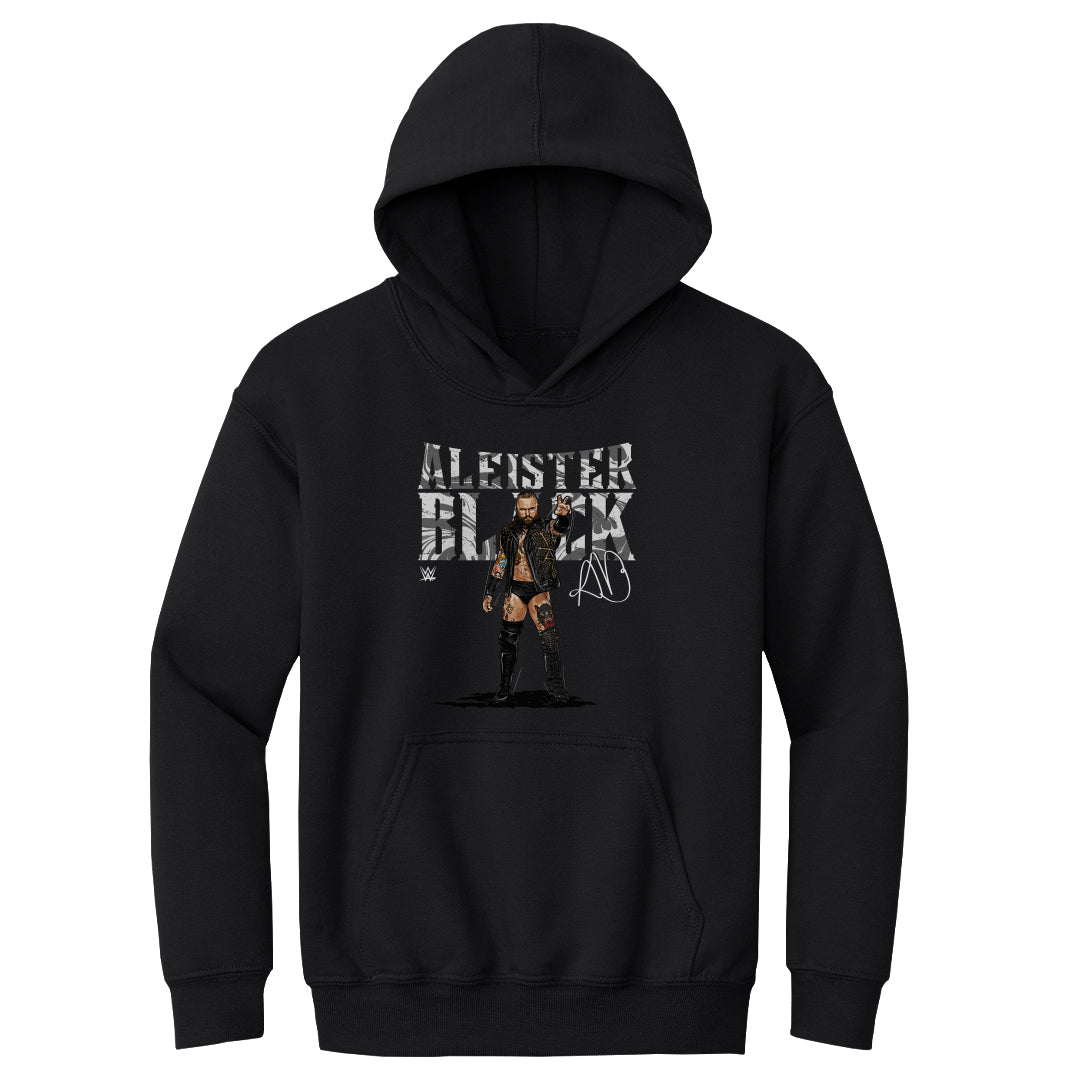 Aleister Black Kids Youth Hoodie | 500 LEVEL