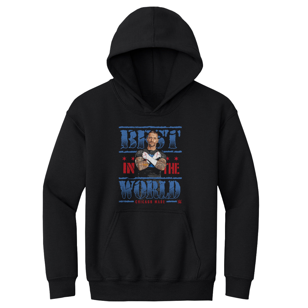 CM Punk Kids Youth Hoodie | 500 LEVEL