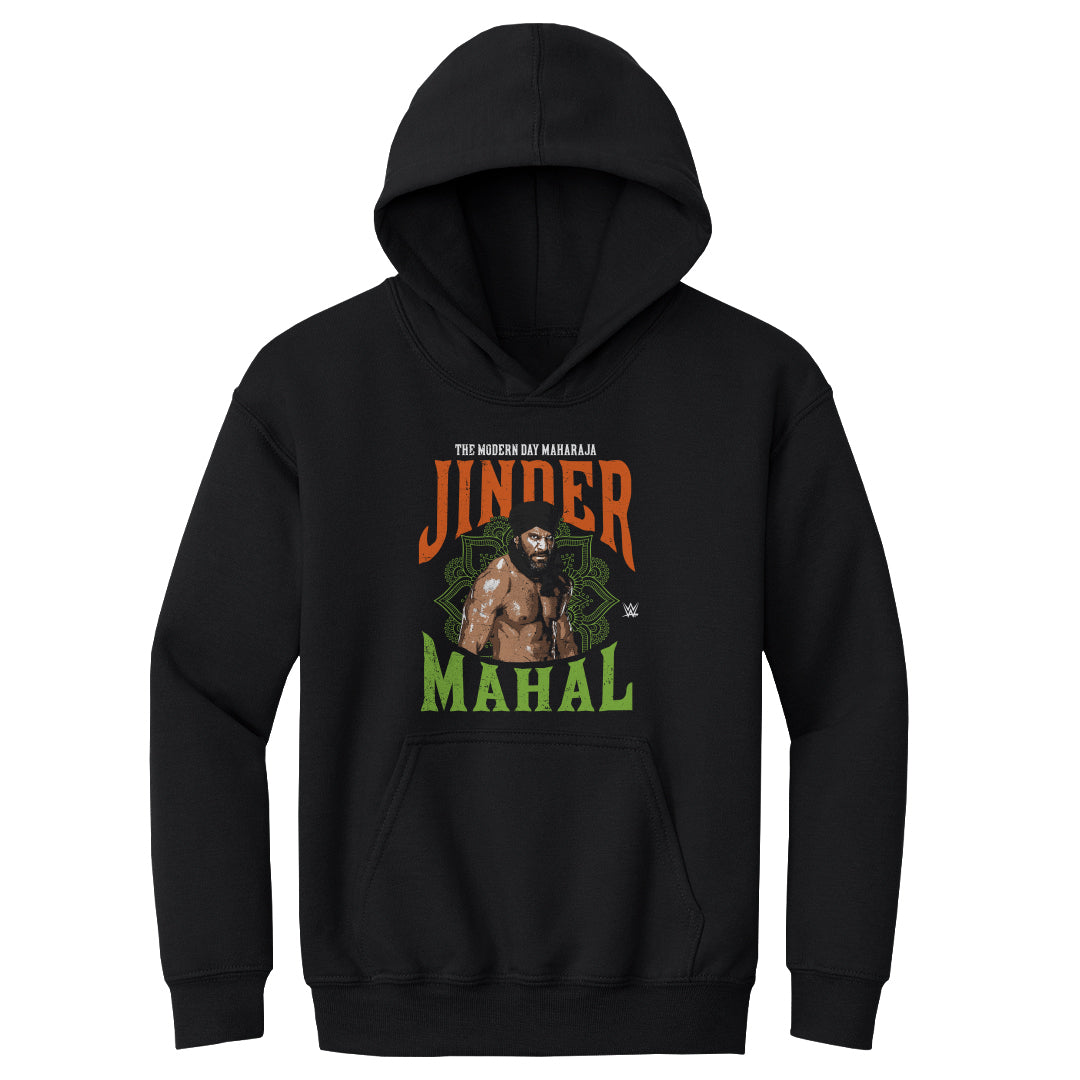 Jinder Mahal Kids Youth Hoodie | 500 LEVEL