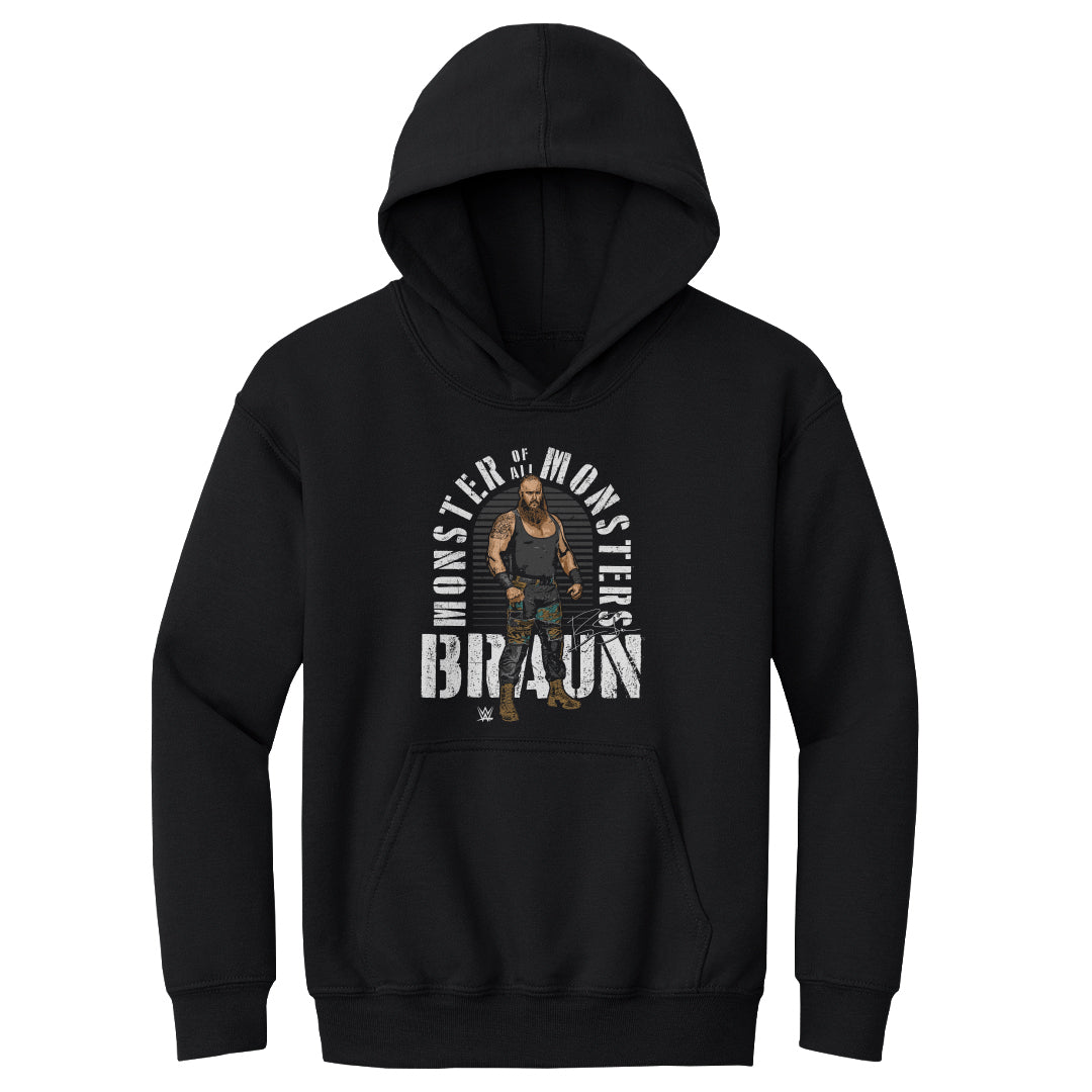 Braun Strowman Kids Youth Hoodie | 500 LEVEL