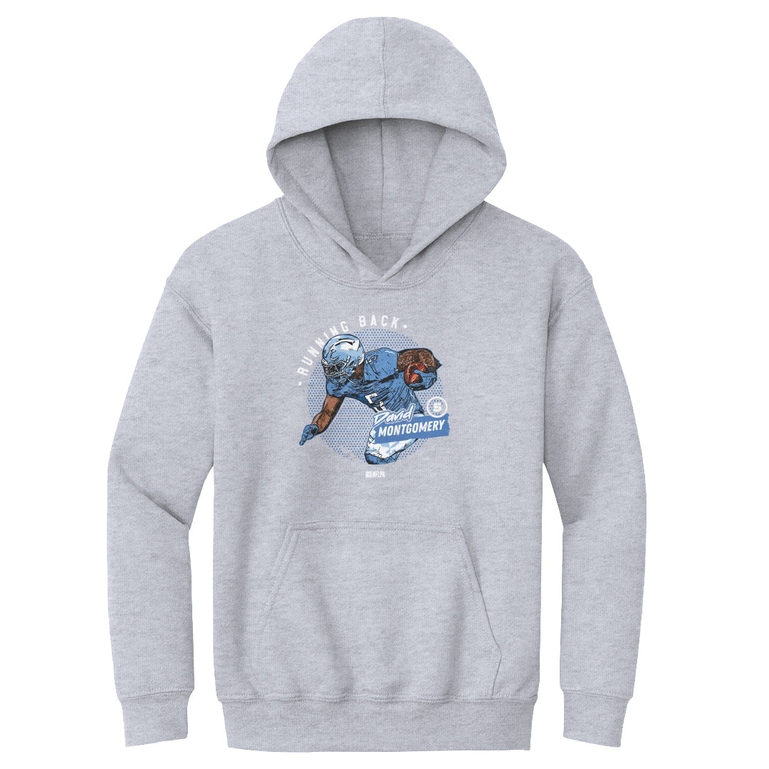 David Montgomery Kids Youth Hoodie | 500 LEVEL