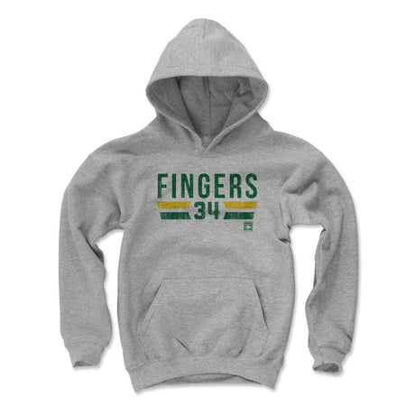 Rollie Fingers Kids Youth Hoodie | 500 LEVEL