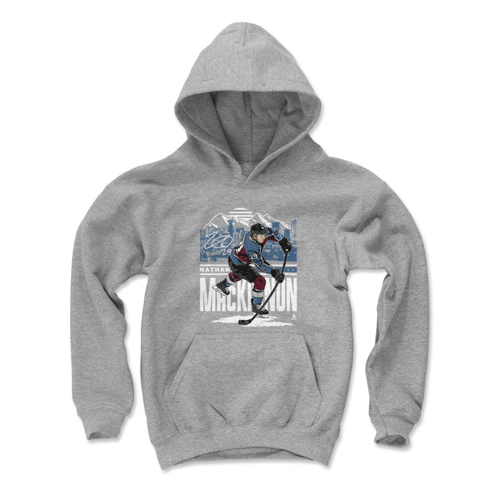 Nathan MacKinnon Kids Youth Hoodie | 500 LEVEL