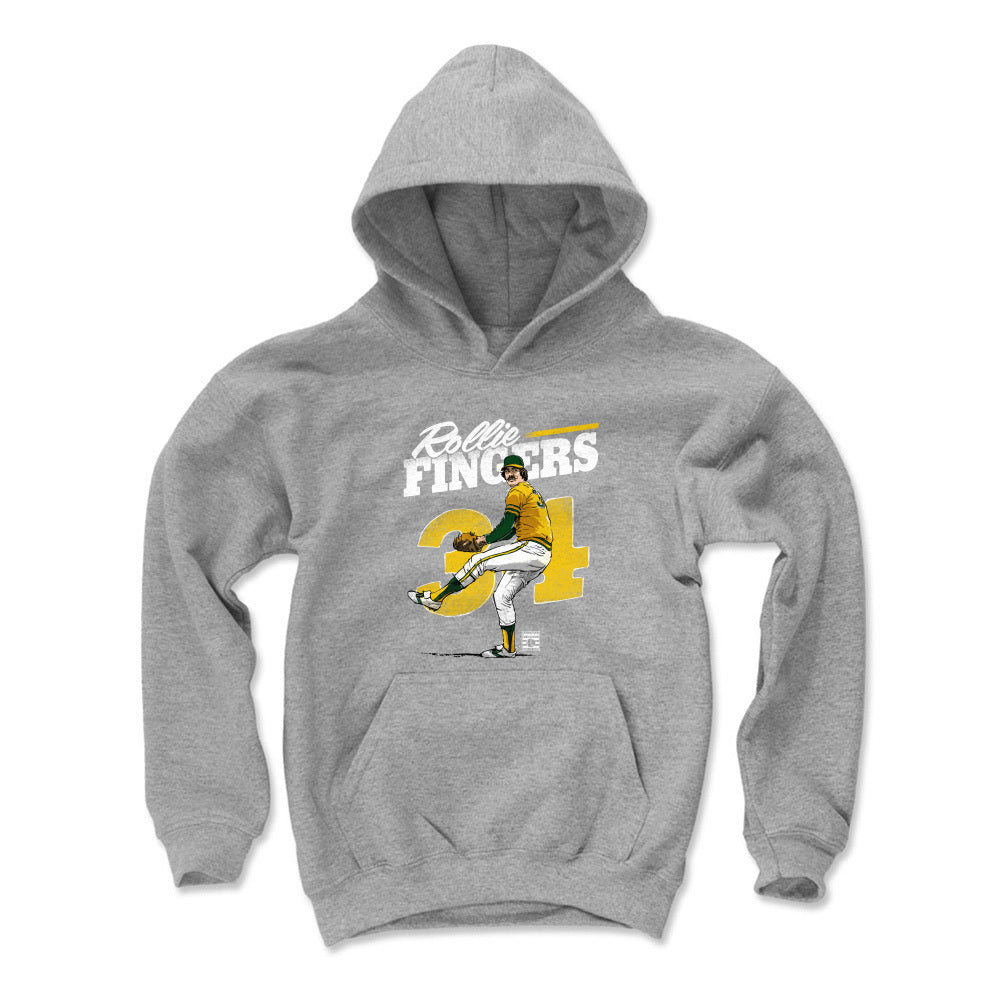 Rollie Fingers Kids Youth Hoodie | 500 LEVEL
