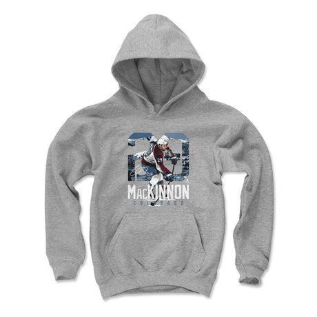 Nathan MacKinnon Kids Youth Hoodie | 500 LEVEL