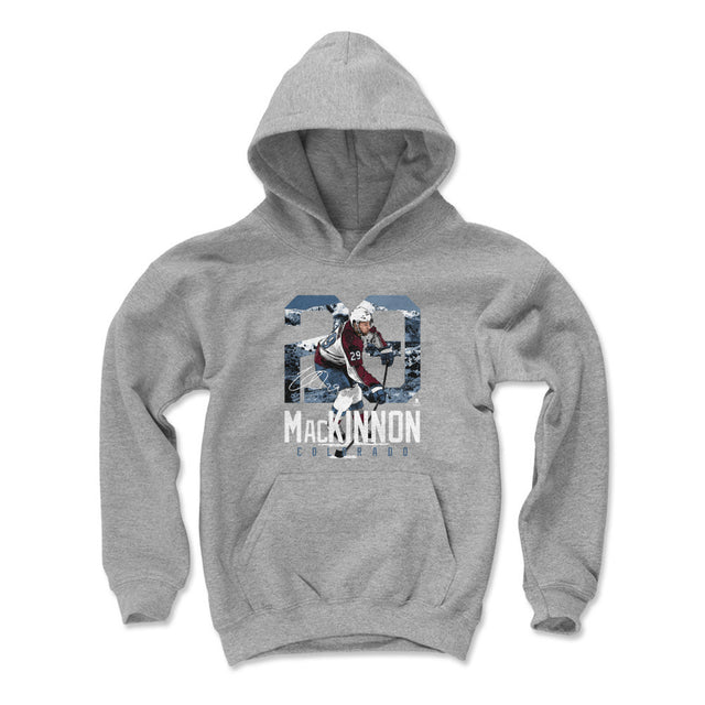 Nathan MacKinnon Kids Youth Hoodie | 500 LEVEL