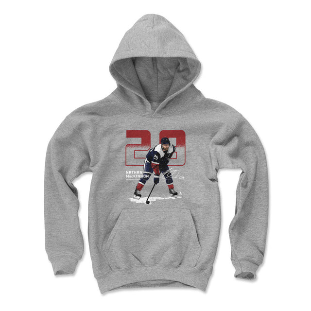 Nathan MacKinnon Kids Youth Hoodie | 500 LEVEL