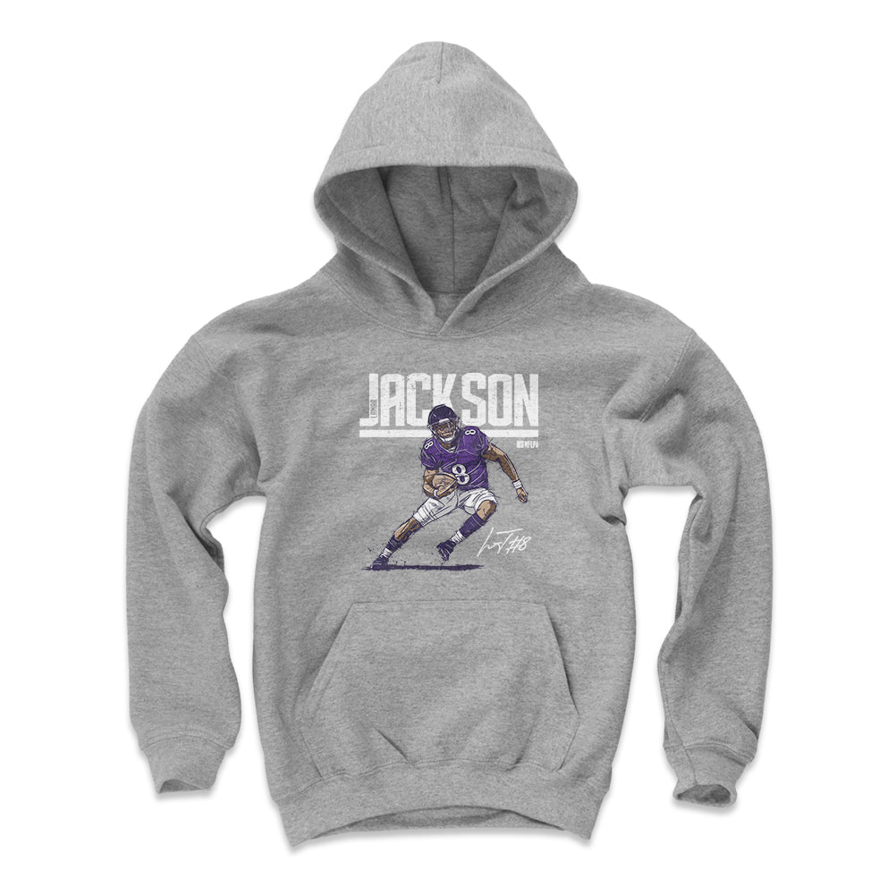 Lamar Jackson Kids Youth Hoodie | 500 LEVEL