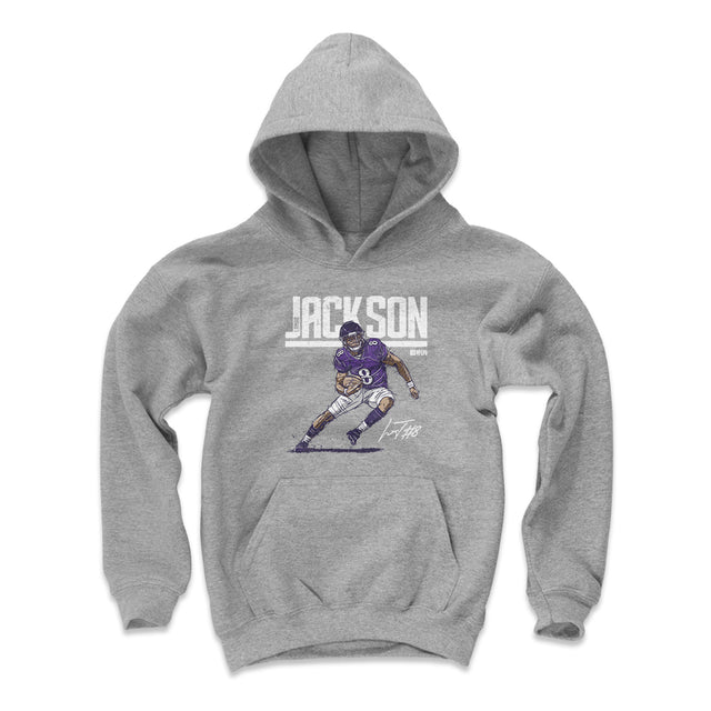 Lamar Jackson Kids Youth Hoodie | 500 LEVEL