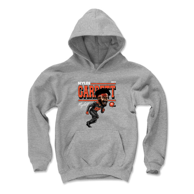 Myles Garrett Kids Youth Hoodie | 500 LEVEL