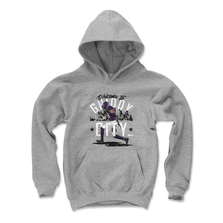 Justin Jefferson Kids Youth Hoodie | 500 LEVEL