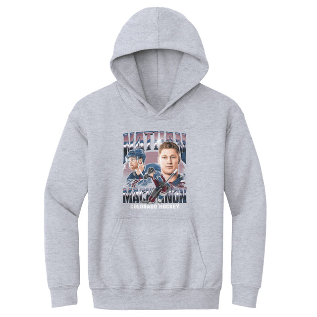Nathan MacKinnon Kids Youth Hoodie | 500 LEVEL