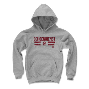 Red Schoendienst Kids Youth Hoodie | 500 LEVEL