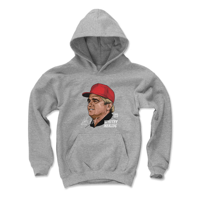 Whitey Herzog Kids Youth Hoodie | 500 LEVEL