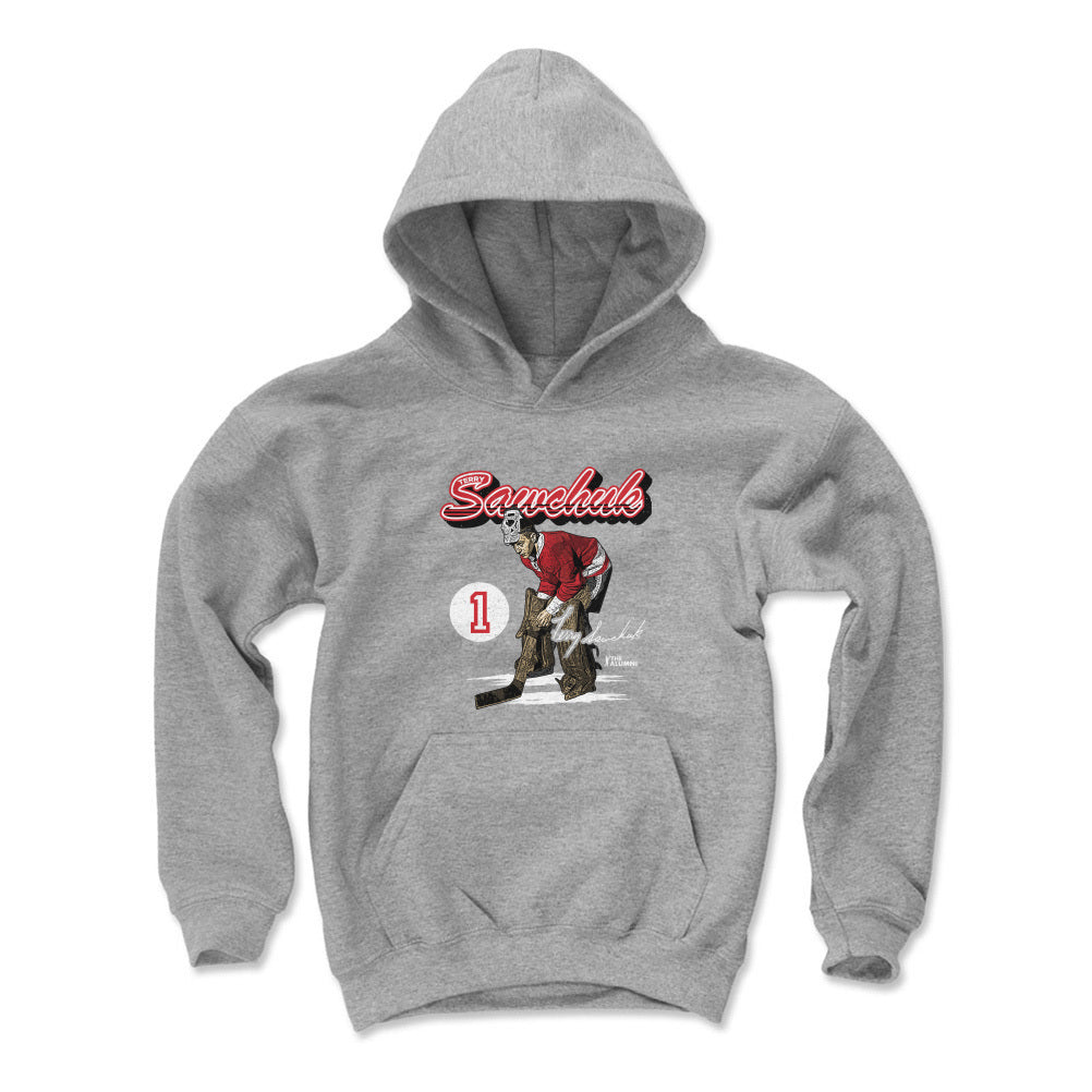 Terry Sawchuk Kids Youth Hoodie | 500 LEVEL