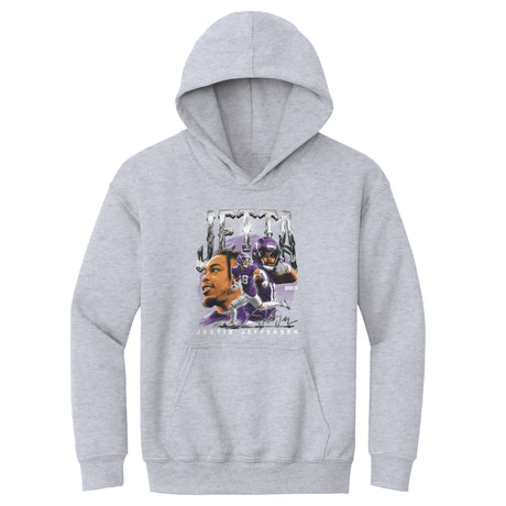 Justin Jefferson Kids Youth Hoodie | 500 LEVEL