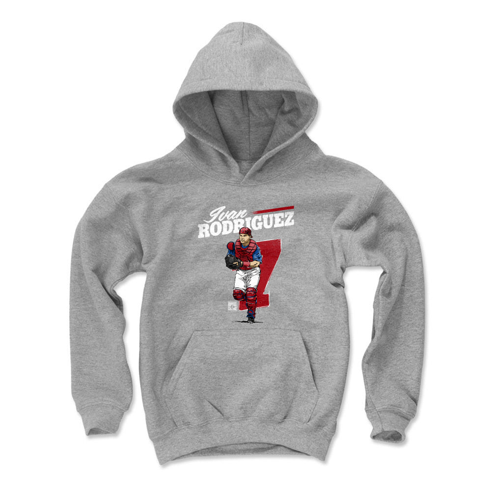 Ivan Rodriguez Kids Youth Hoodie | 500 LEVEL