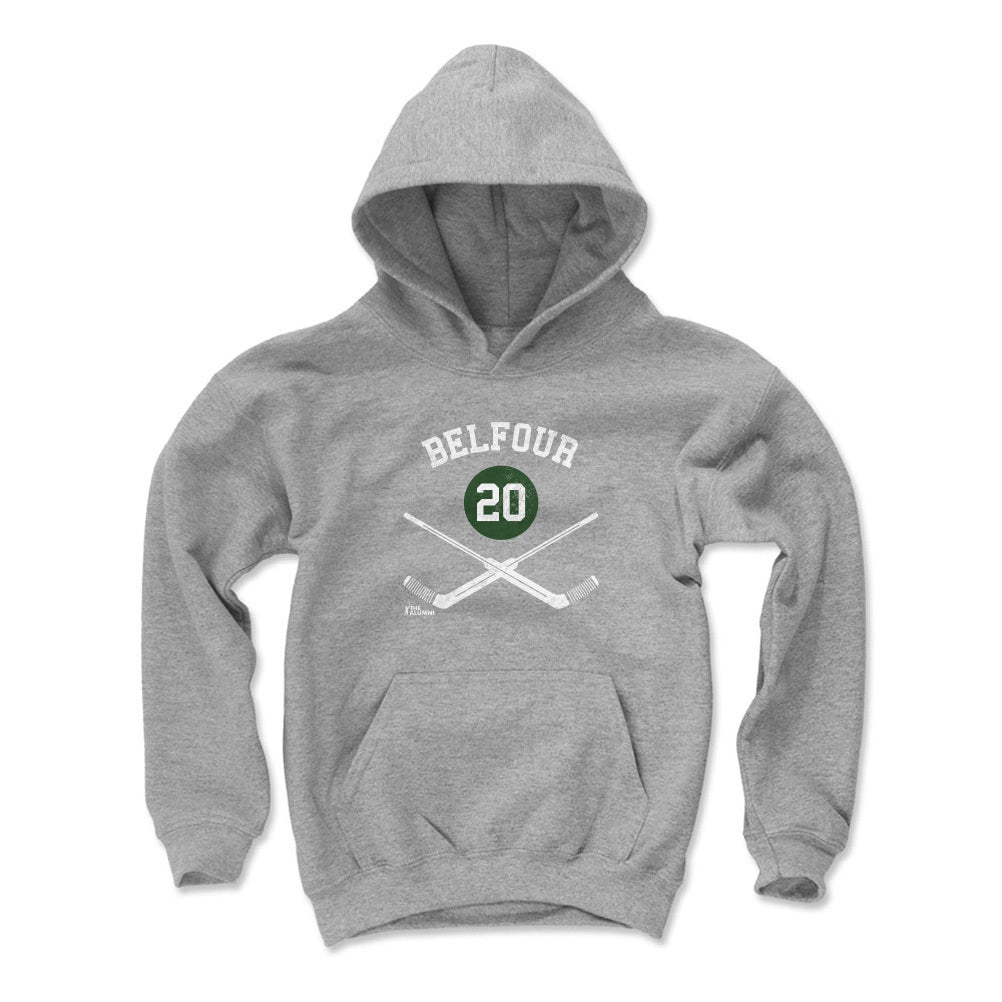 Ed Belfour Kids Youth Hoodie | 500 LEVEL