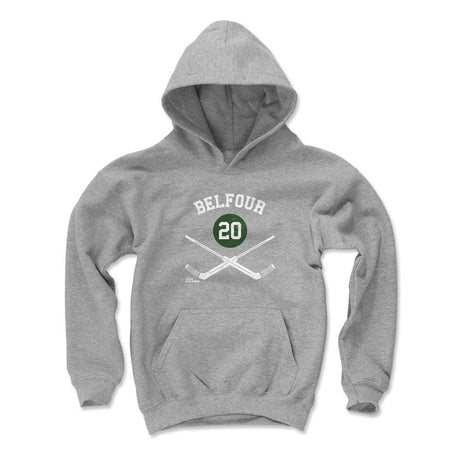 Ed Belfour Kids Youth Hoodie | 500 LEVEL