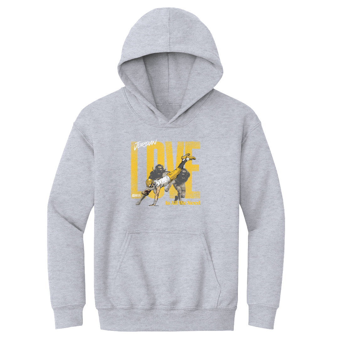 Jordan Love Kids Youth Hoodie | 500 LEVEL