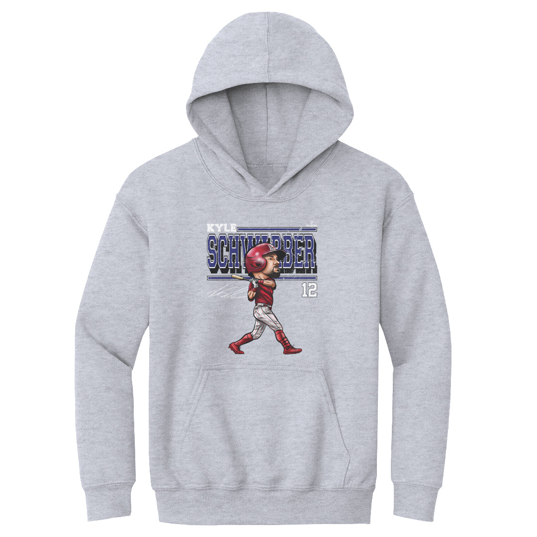 Kyle Schwarber Kids Youth Hoodie | 500 LEVEL
