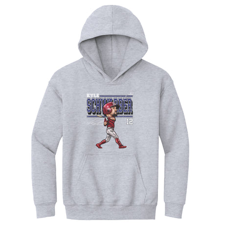 Kyle Schwarber Kids Youth Hoodie | 500 LEVEL
