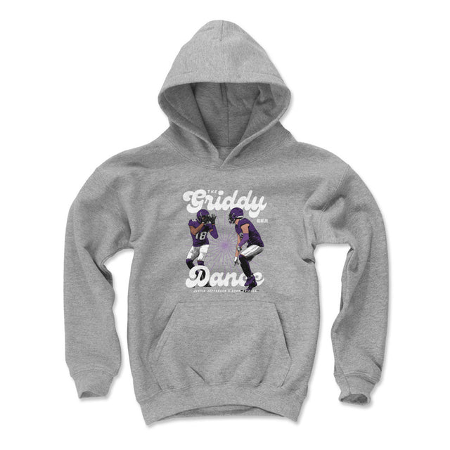 Justin Jefferson Kids Youth Hoodie | 500 LEVEL