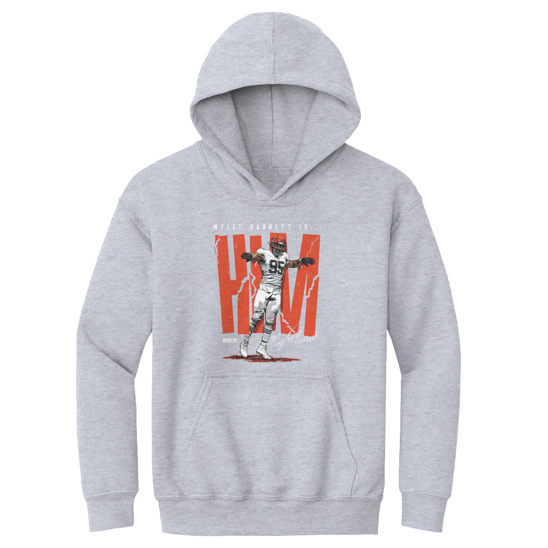 Myles Garrett Kids Youth Hoodie | 500 LEVEL