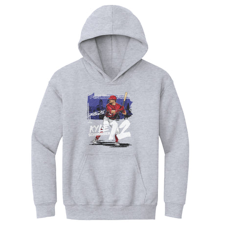 Kyle Schwarber Kids Youth Hoodie | 500 LEVEL