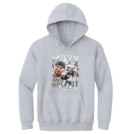 Maxx Crosby Kids Youth Hoodie | 500 LEVEL