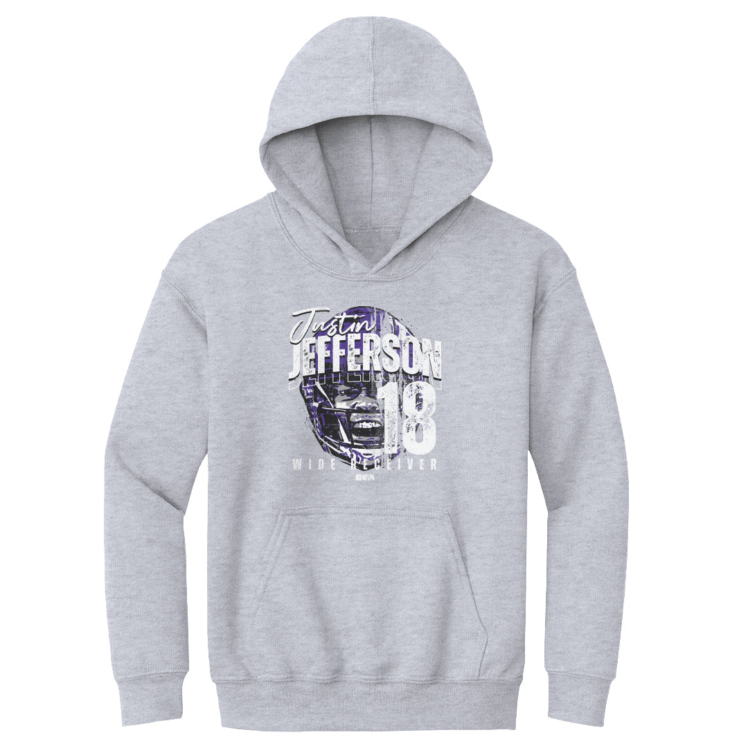 Justin Jefferson Kids Youth Hoodie | 500 LEVEL