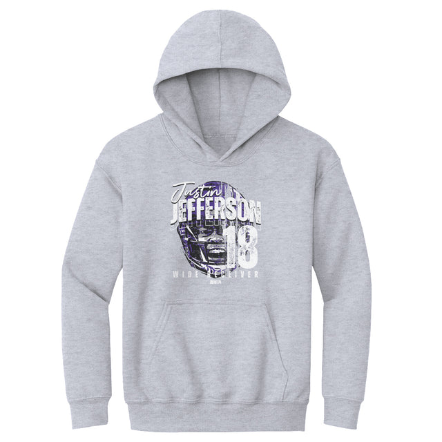 Justin Jefferson Kids Youth Hoodie | 500 LEVEL