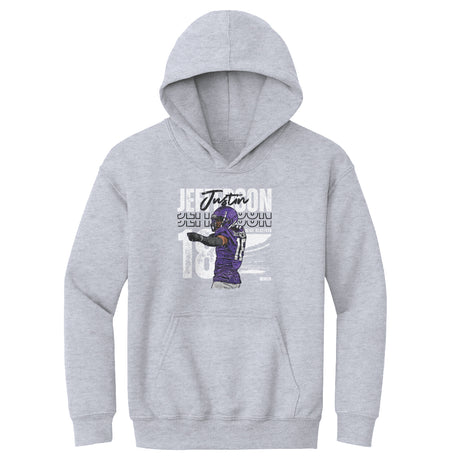 Justin Jefferson Kids Youth Hoodie | 500 LEVEL