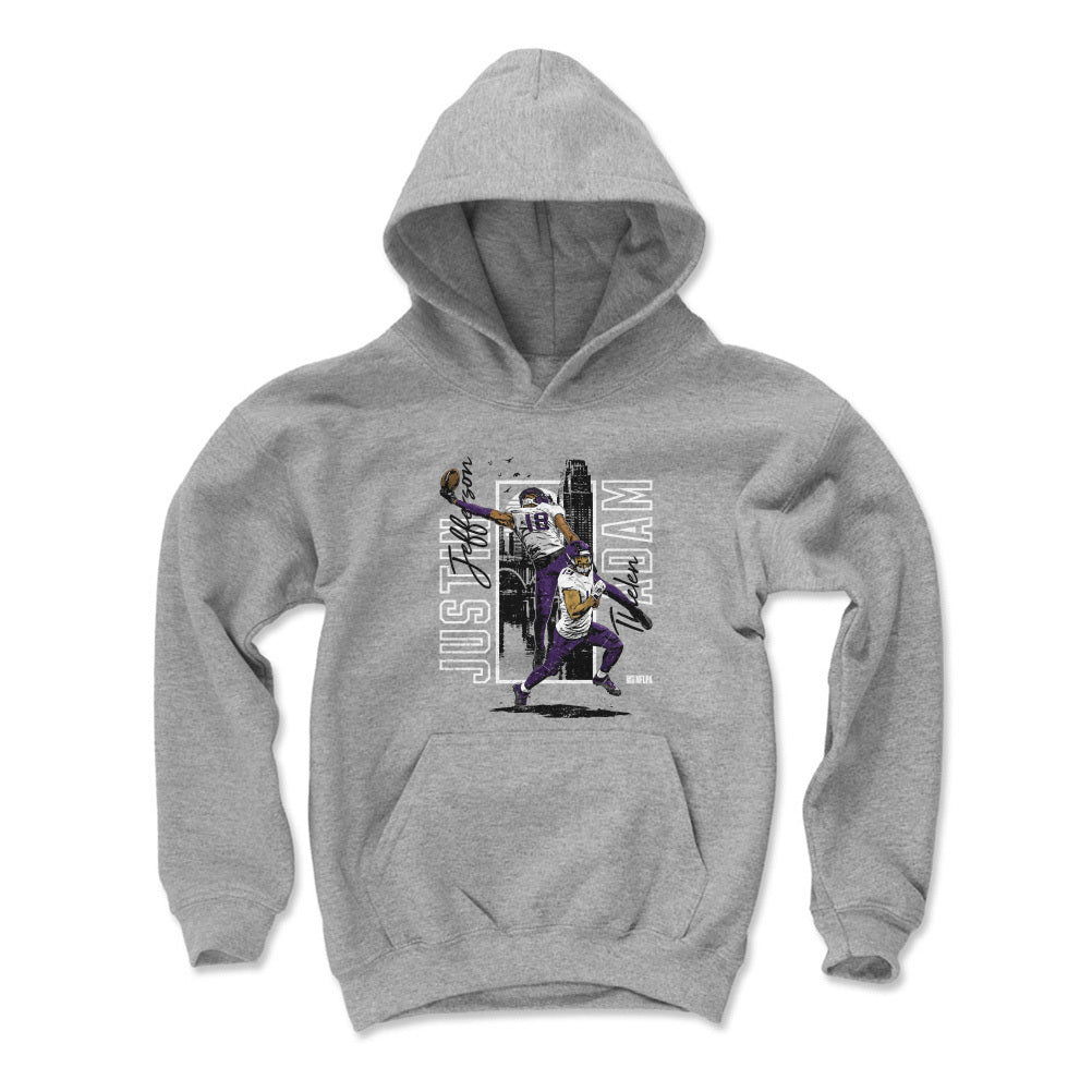 Justin Jefferson Kids Youth Hoodie | 500 LEVEL