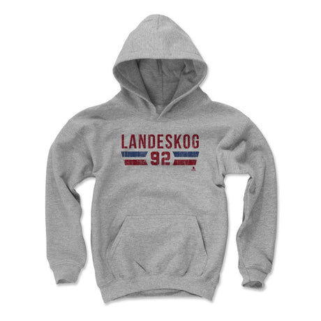 Gabriel Landeskog Kids Youth Hoodie | 500 LEVEL
