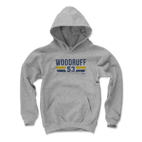 Brandon Woodruff Kids Youth Hoodie | 500 LEVEL