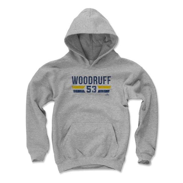 Brandon Woodruff Kids Youth Hoodie | 500 LEVEL