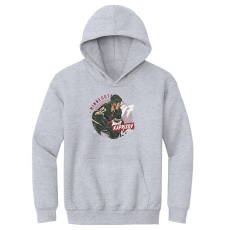 Kirill Kaprizov Kids Youth Hoodie | 500 LEVEL