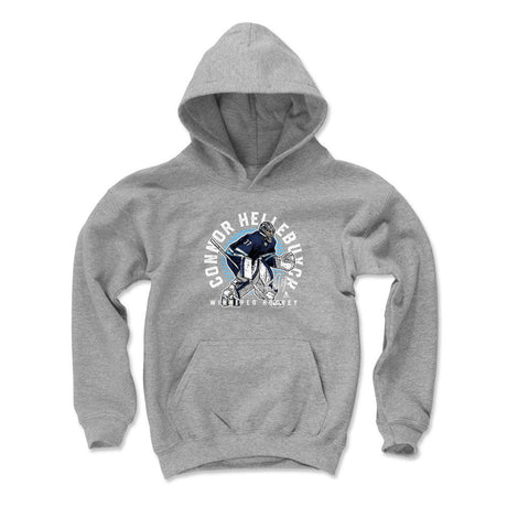 Connor Hellebuyck Kids Youth Hoodie | 500 LEVEL