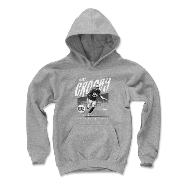 Maxx Crosby Kids Youth Hoodie | 500 LEVEL
