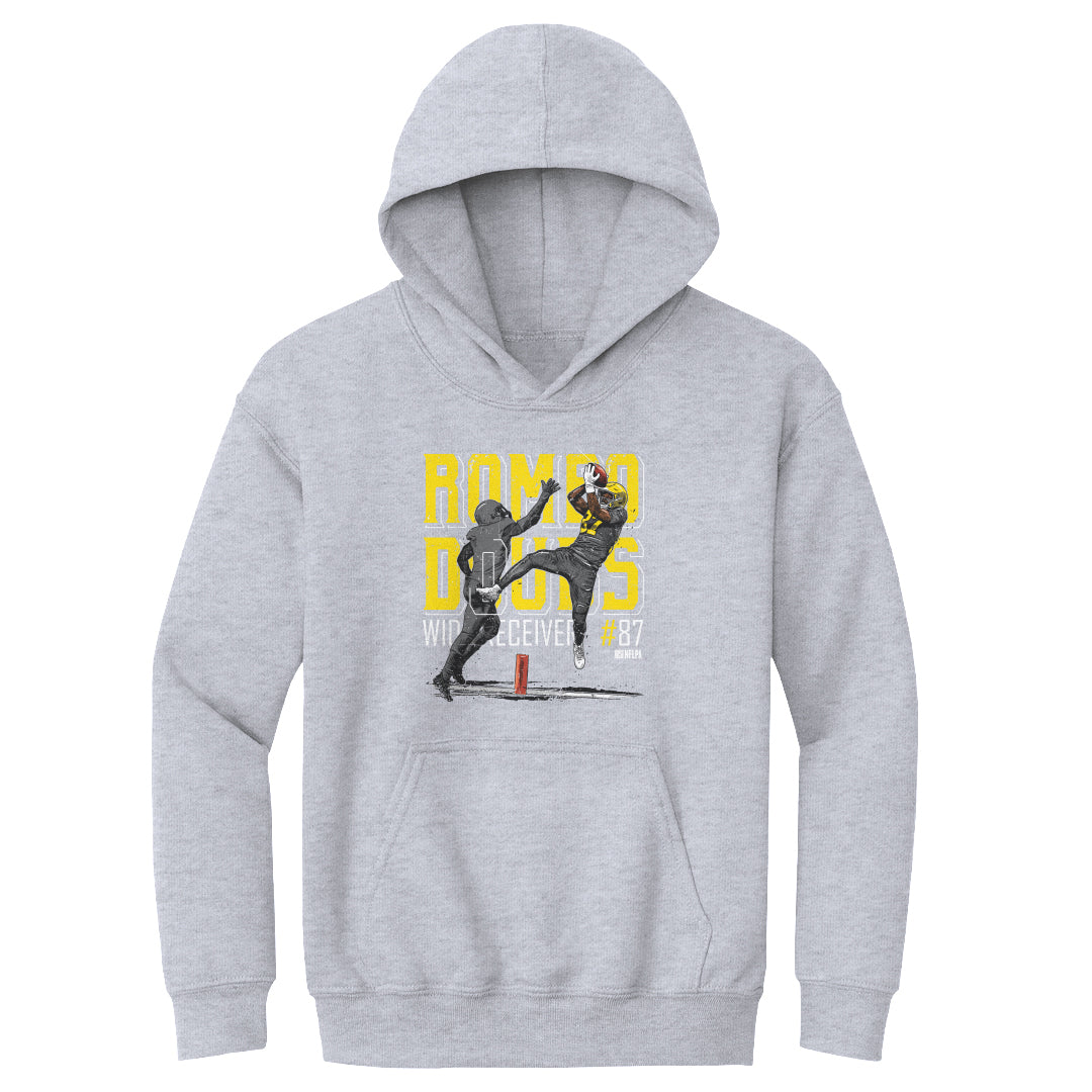 Romeo Doubs Kids Youth Hoodie | 500 LEVEL