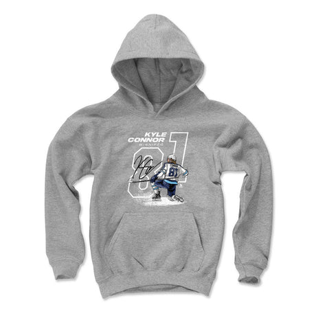 Kyle Connor Kids Youth Hoodie | 500 LEVEL
