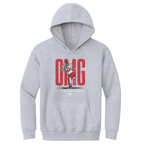 Isiah Pacheco Kids Youth Hoodie | 500 LEVEL