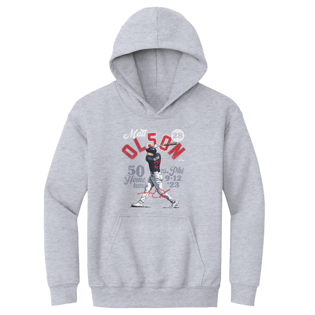 Matt Olson Kids Youth Hoodie | 500 LEVEL